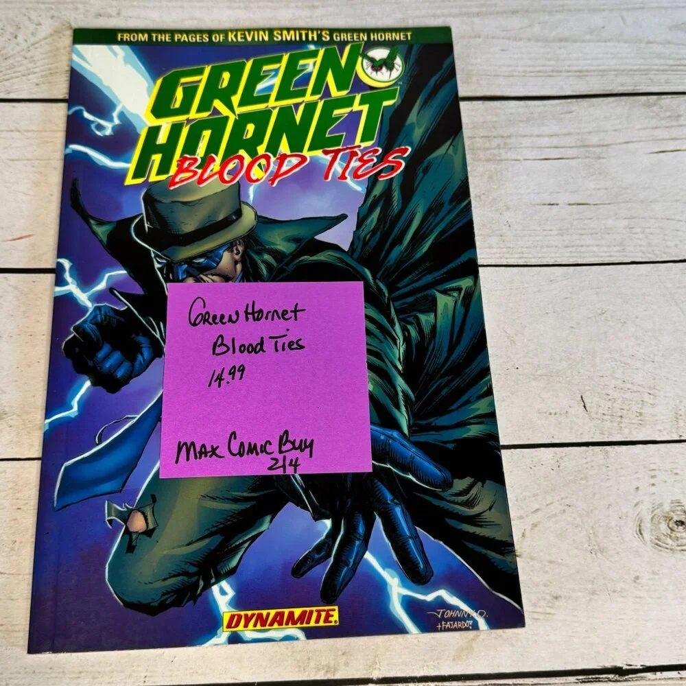 Green Hornet Blood Ties Dynamite 2011 TPB Ande Parks Johnny Desjardins 1st Print